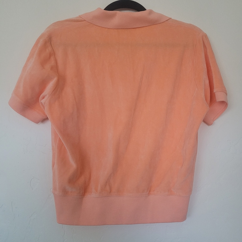 Sporty & Rich Velour Polo - Picture 3 of 9